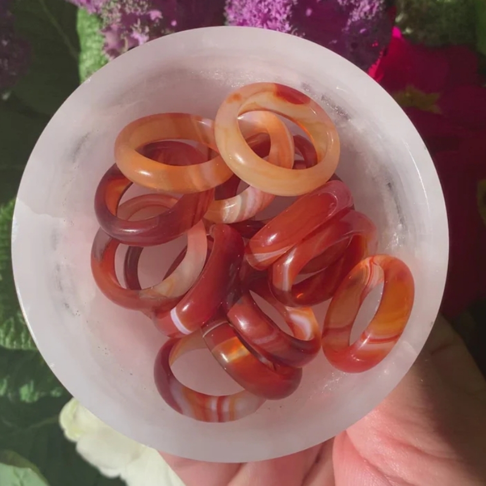 Carnelian stone Band/Pendant - Picture 4 of 4